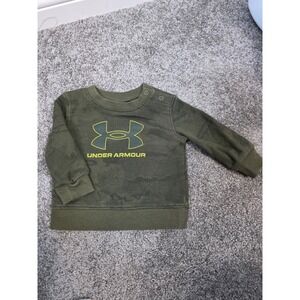 Under Armour Camo Logo Sweatshirt 3/6 month Crew Neck Pullover baby infant /A67